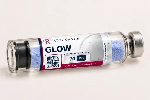GLOW Cartridge 70mg — labelled cartridge, product photograph