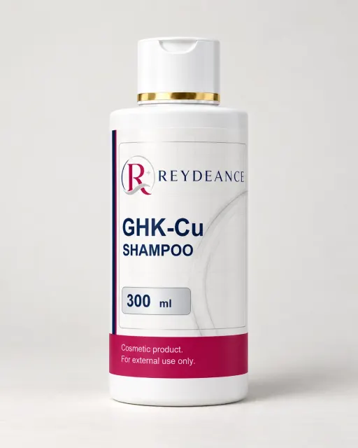 GHK-Cu Shampoo 300ml — labelled product, product photograph
